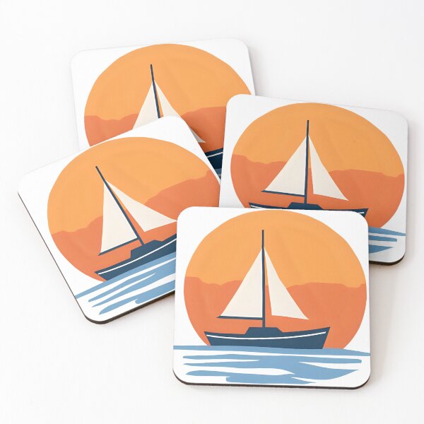Item preview, Sunset Yacht Flow designed and sold by 0penvimark.