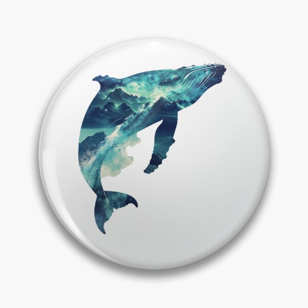 Item preview, Aurora Leviathan: Humpback of the Northern Lights designed and sold by ArgentoArt.
