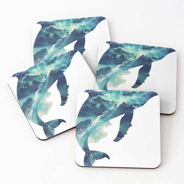 Item preview, Aurora Leviathan: Humpback of the Northern Lights designed and sold by ArgentoArt.