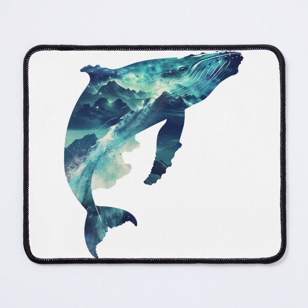 Item preview, Aurora Leviathan: Humpback of the Northern Lights designed and sold by ArgentoArt.