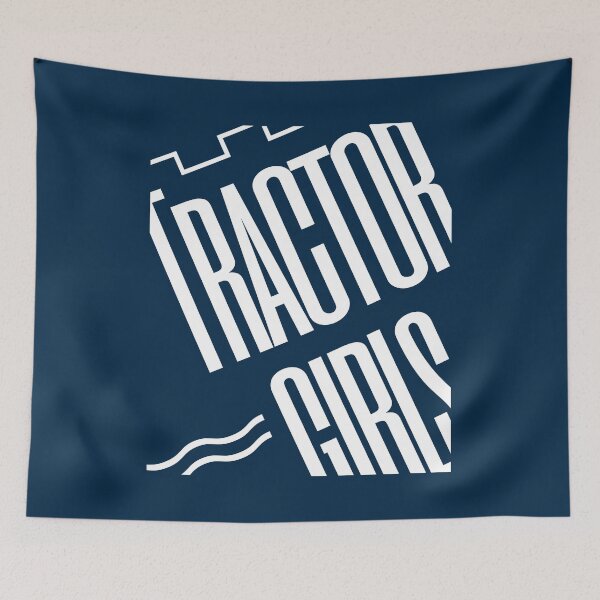 Item preview, Ipswich Fan Tractor Girls Typography Design designed and sold by GeeThang.