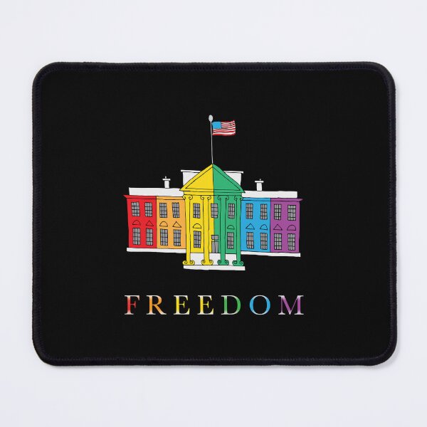 Item preview, White House LGBTQ+ Rainbow - FREEDOM Design designed and sold by Tim Veiga.