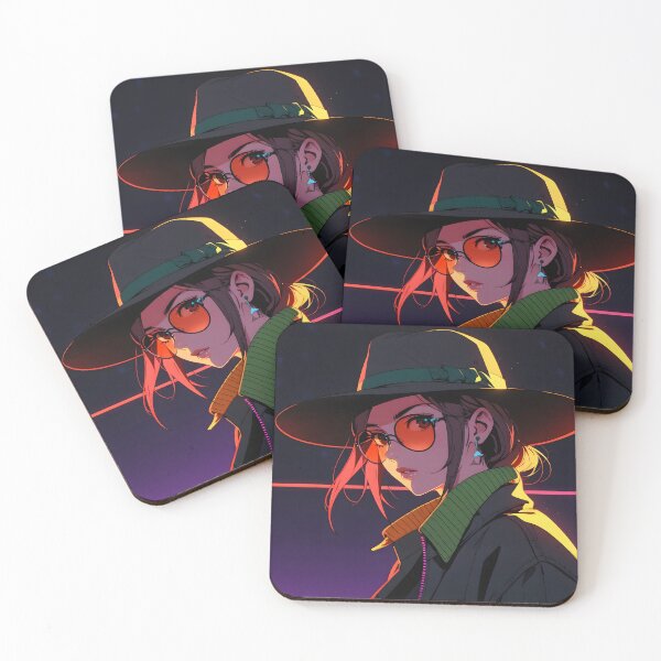 Item preview, Female detective manga lo-fi synthwave designed and sold by Ledsor.