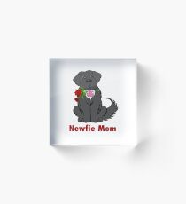 Newfie Mom Acrylic Block