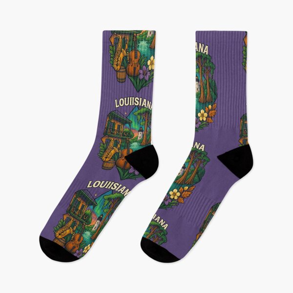 Item preview, Louisiana – Jazz, Mardi Gras y paisajes del bayou designed and sold by Ahau Designs.