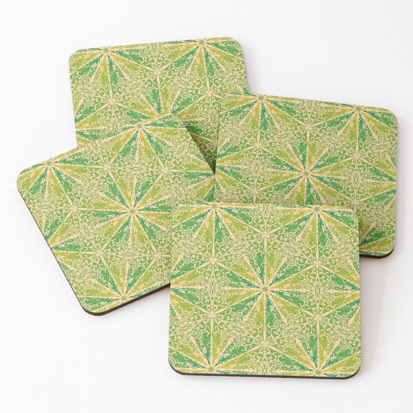 Item preview, Ornamental Pattern 1 Leafy & Forest Green designed and sold by Gohan25.