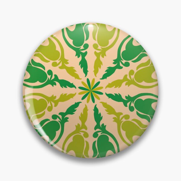 Item preview, Ornamental Pattern 1 Leafy & Forest Green designed and sold by Gohan25.