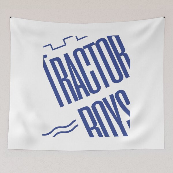Item preview, Ipswich Fan Tractor Boys Typography Design designed and sold by GeeThang.