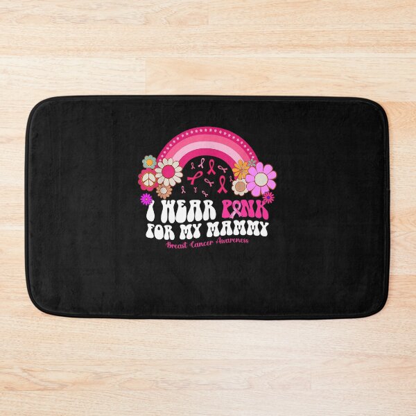 Item preview, Breast Cancer Awareness Ribbon rainbow groovy I Wear Pink For My Mammy designed and sold by MOHITSALVI.