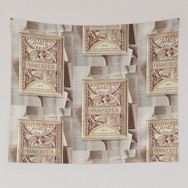 Item preview, Frankenstein - Vintage Book Cover designed and sold by BaronOfChaos.