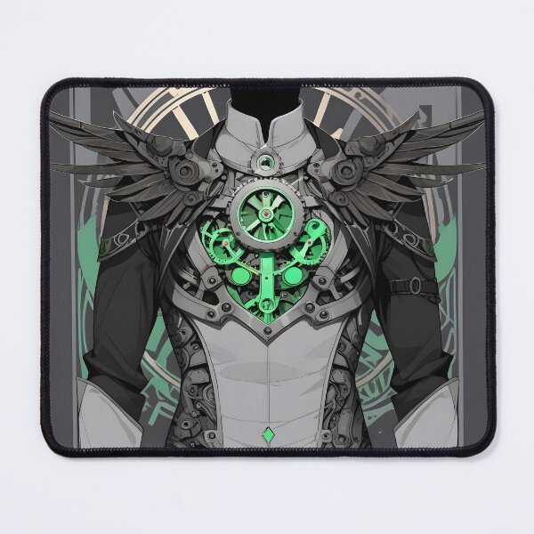 Item preview, Elegant steampunk figure with mechanical gears designed and sold by Ledsor.