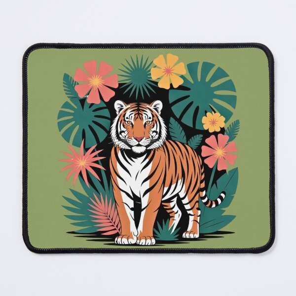 Item preview, Tiger in the Jungle - Tropical Art designed and sold by VibrArtco.