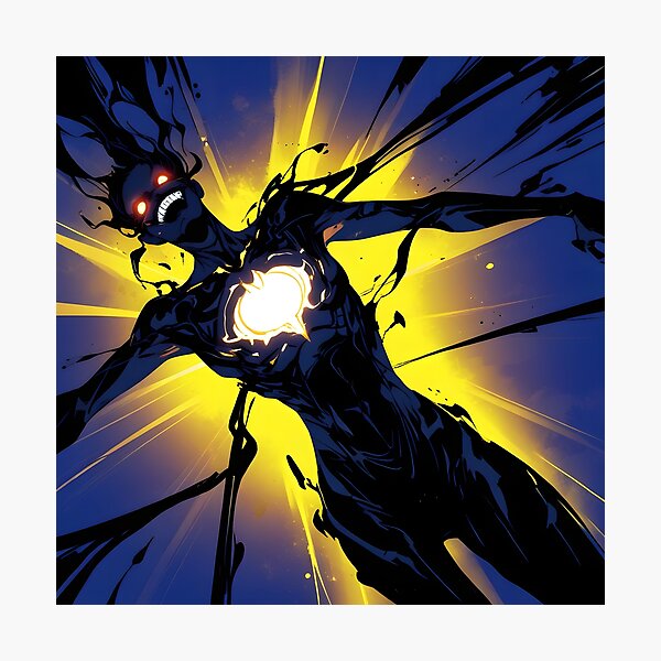 Artikelvorschau, Dunkle Figur Explosion Energie Licht entworfen und verkauft von Ledsor.