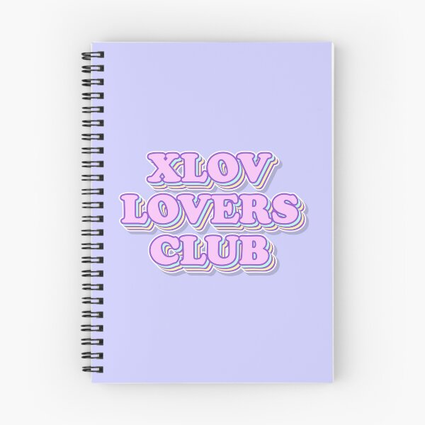Item preview, XLOV Lovers Club Retro Aesthetic Typography Design designed and sold by smeraldosecrets.