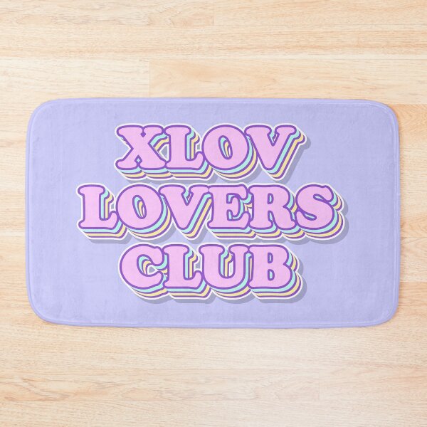 Item preview, XLOV Lovers Club Retro Aesthetic Typography Design designed and sold by smeraldosecrets.