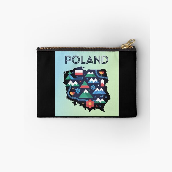 Item preview, Modern Map of Poland Poster designed and sold by Mystic Wild Studio.