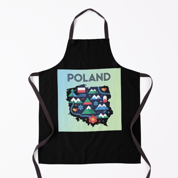 Item preview, Modern Map of Poland Poster designed and sold by Mystic Wild Studio.