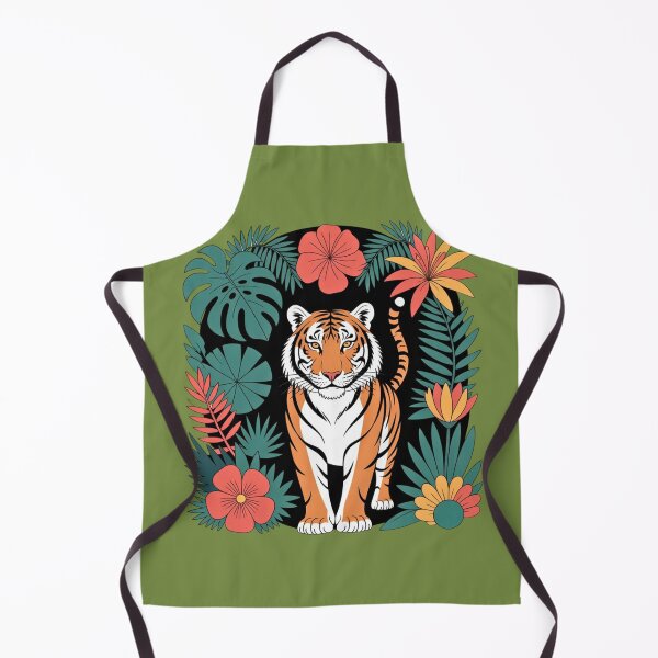 Item preview, Tiger - Floral Wild designed and sold by VibrArtco.
