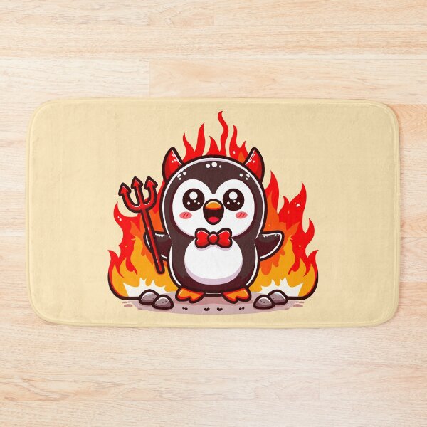 Item preview, Excited Penguin Devil designed and sold by Ghost on Toast.