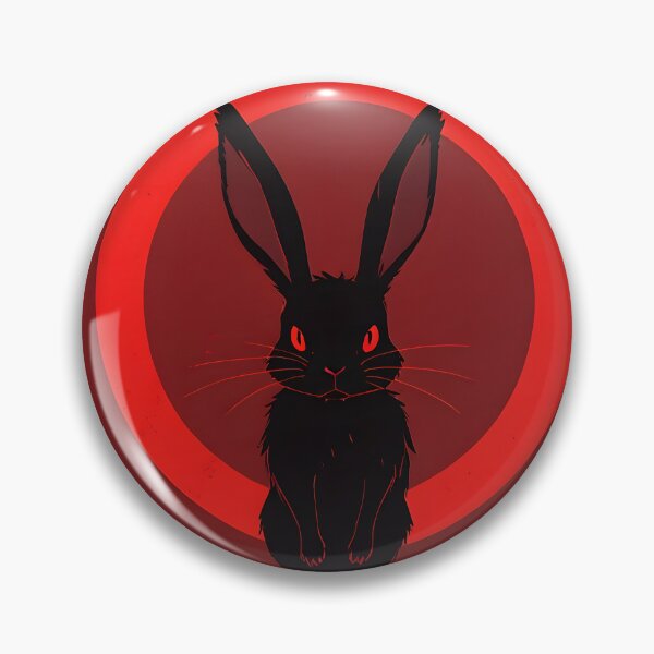 Item preview, Dark Rabbit Mysterious Red Circle designed and sold by Ledsor.