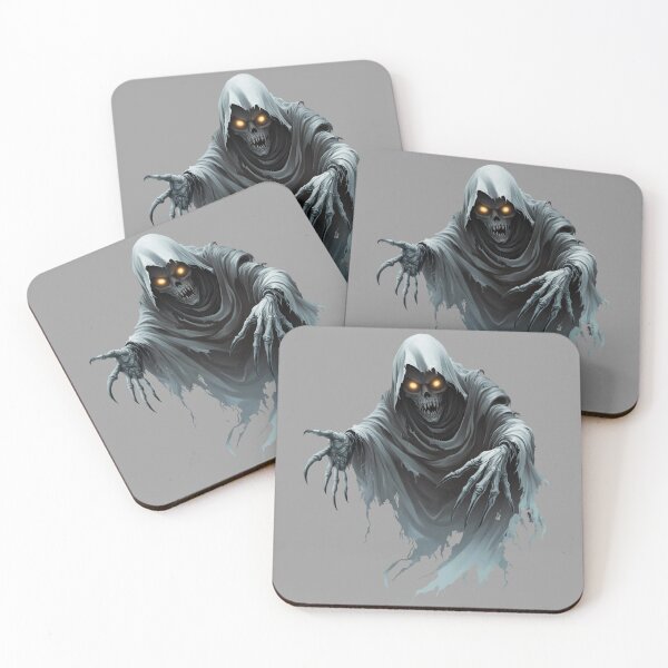 Item preview, Menacing ghost with torn cape – Halloween illustration designed and sold by Meiersbeste.