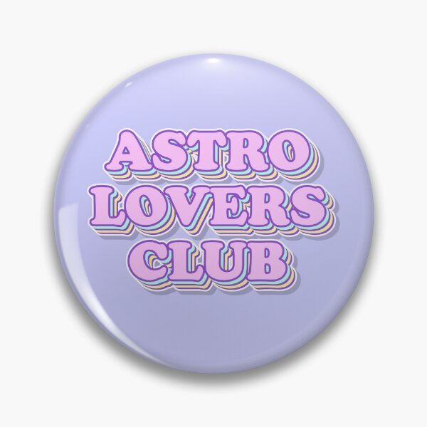 Item preview, ASTRO Lovers Club Retro Aesthetic Typography Design designed and sold by smeraldosecrets.