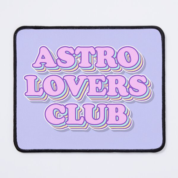 Item preview, ASTRO Lovers Club Retro Aesthetic Typography Design designed and sold by smeraldosecrets.