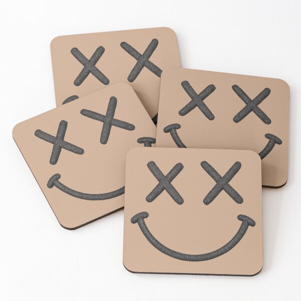 Item preview, Embroidered Smiley Face with X Eyes designed and sold by NoRestDesigns.