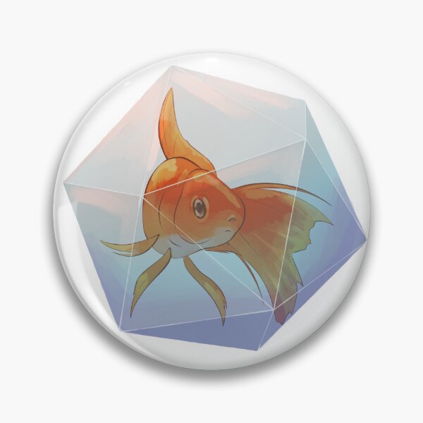 Item preview, Goldfish D20 (no numbers) designed and sold by Mena Flutter Aeina.
