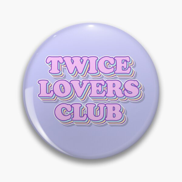 Item preview, TWICE Lovers Club Retro Aesthetic Typography Design designed and sold by smeraldosecrets.