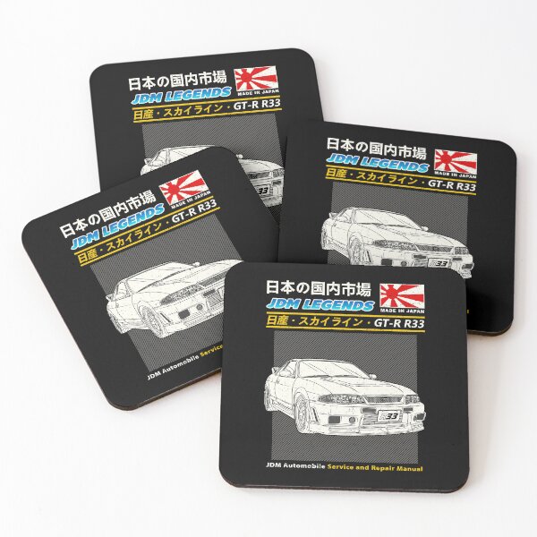 Item preview, Skyline GT-R R33 JDM Legends Vintage Manual Book Cover designed and sold by JDM Guyvit.