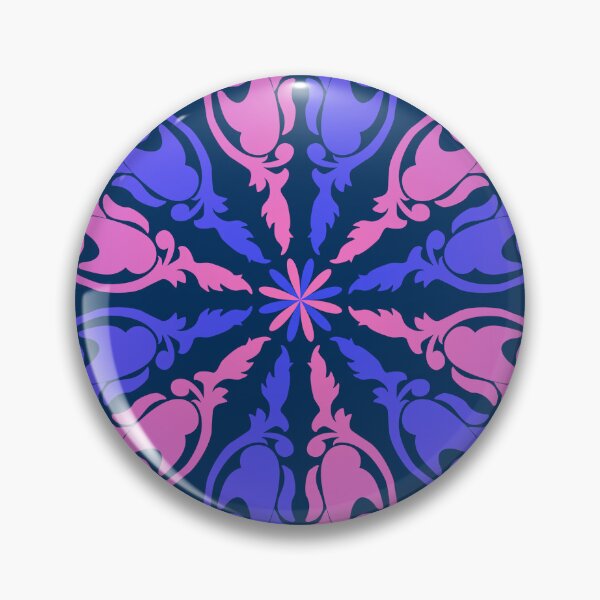 Item preview, Ornamental Pattern 1 Orchid & Royal Blue designed and sold by Gohan25.