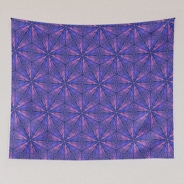 Item preview, Ornamental Pattern 1 Orchid & Royal Blue designed and sold by Gohan25.