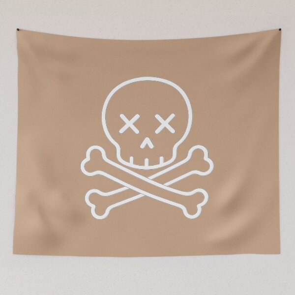 Item preview, Embroidered Skull and Crossbones designed and sold by NoRestDesigns.