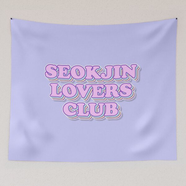 Item preview, Seokjin Lovers Club Retro Aesthetic Typography Design designed and sold by smeraldosecrets.