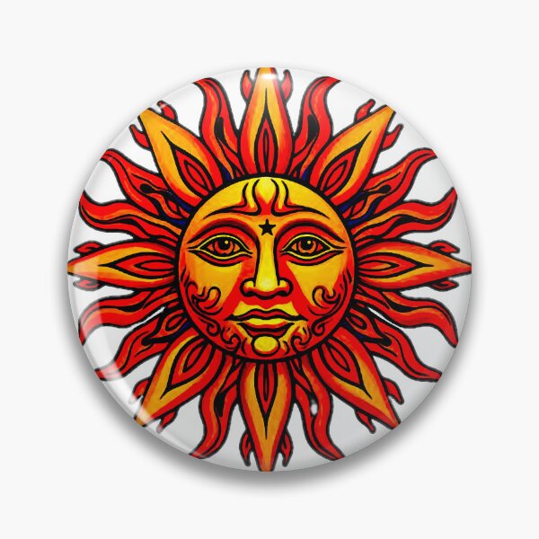 Item preview, Sun Face Symbol designed and sold by ViaARTfactory.