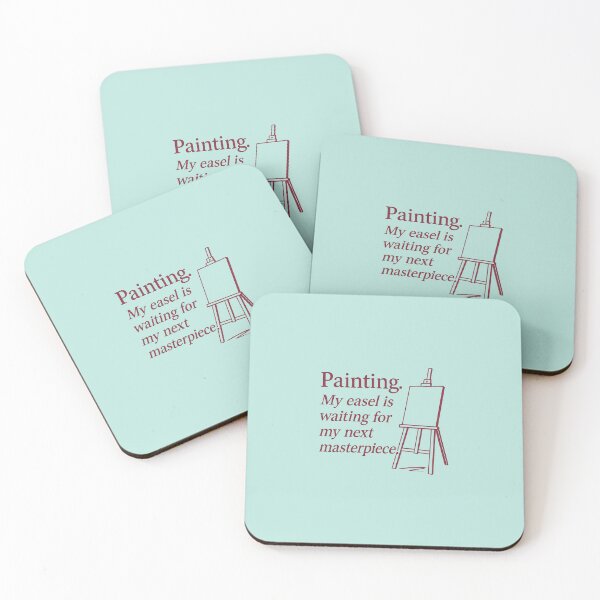 Item preview, “Painting. My easel is waiting for my next masterpiece.” designed and sold by Novel Works Studio.