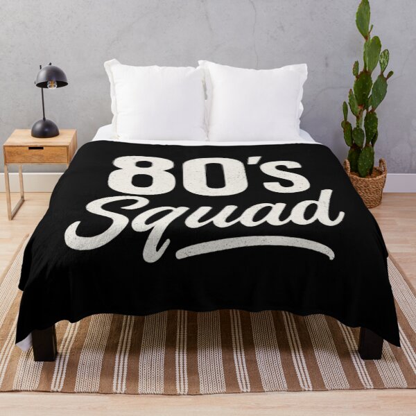 Item preview, 80’s Squad Retro Vintage Typography Design designed and sold by fusiondesignsstudio.