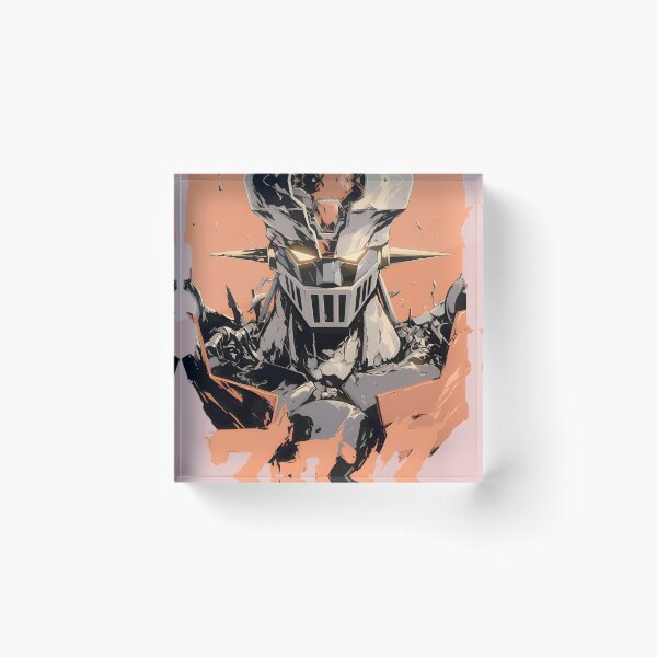 Item preview, Mighty Robot Warrior Art | Epic Retro Mecha Design with Glowing Eyes designed and sold by Josiah1Romero.
