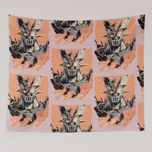 Item preview, Mighty Robot Warrior Art | Epic Retro Mecha Design with Glowing Eyes designed and sold by Josiah1Romero.