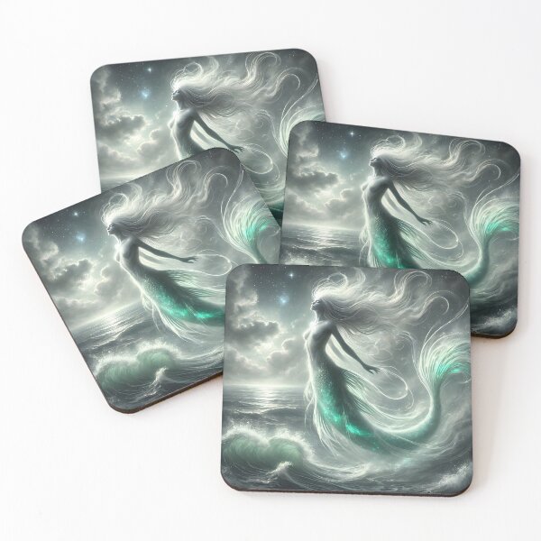 Item preview, "Márgygr – The Norse Mermaid Spirit | Viking Mythology Art" designed and sold by Umbra666.