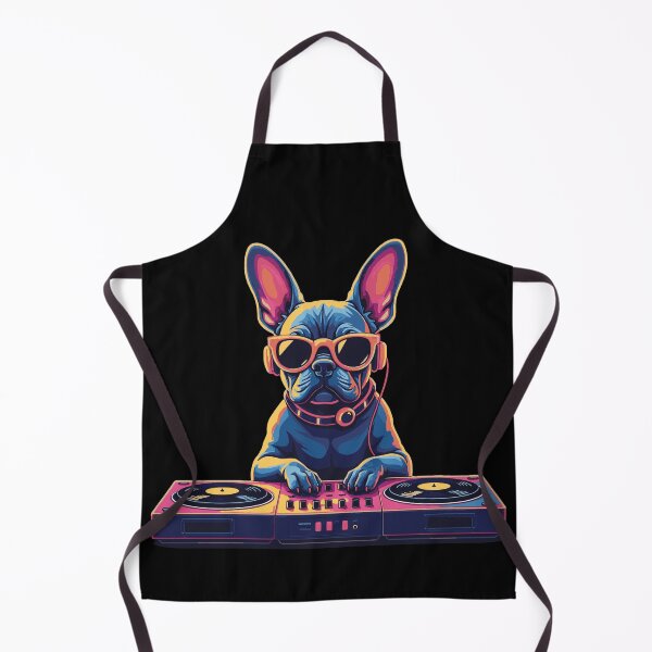 Item preview, DJ French Bulldog with Sunglasses | Cool Dog Music Vibes designed and sold by VibrArtco.