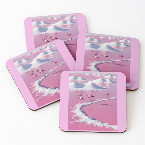 Item preview, Pink salt flats of bonaire designed and sold by seahorse crossing.