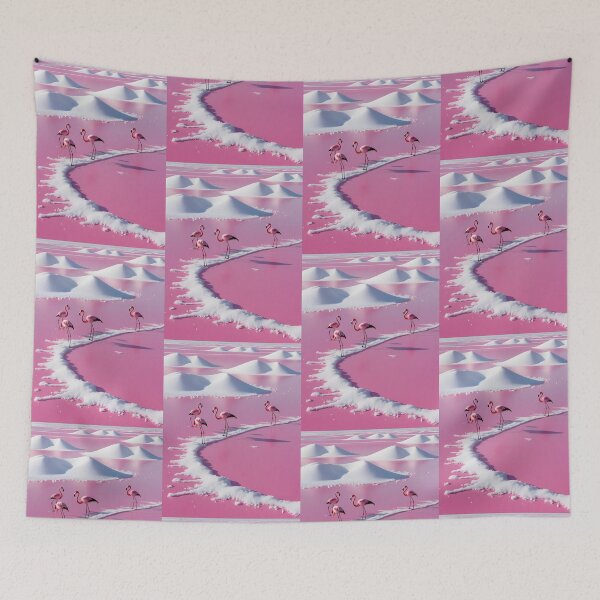 Item preview, Pink salt flats of bonaire designed and sold by seahorse crossing.