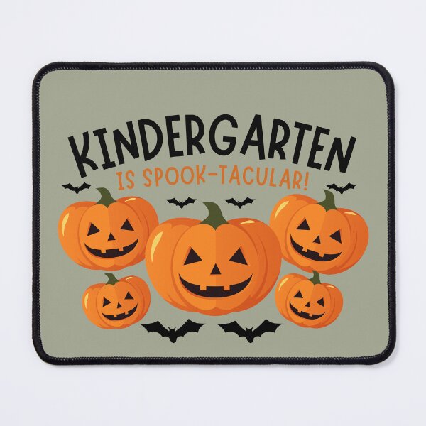 Item preview, Kindergarten Is Spook-tacular – Halloween Pumpkins & Bats Design for Teachers designed and sold by Coaster Culture Industries.