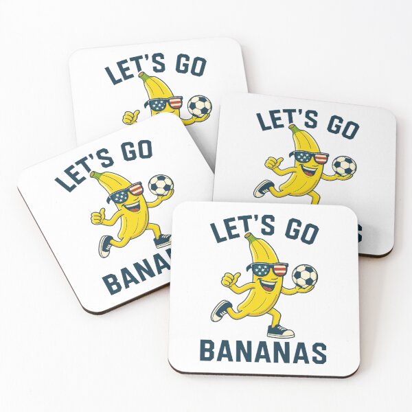 Item preview, Funny Soccer Banana T-Shirt – Let’s Go Bananas USA Sunglasses Cartoon Design designed and sold by 519xdesign.