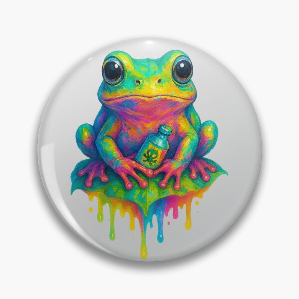 Item preview, Frog & Chemical Runoff – Environmental Pollution Awareness Art designed and sold by AddictiveDesign.