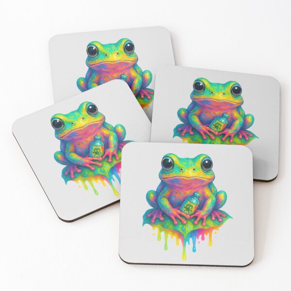 Item preview, Frog & Chemical Runoff – Environmental Pollution Awareness Art designed and sold by AddictiveDesign.