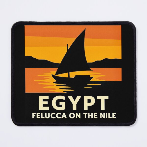 Item preview, Egypt Felucca on the Nile designed and sold by Myra365Art.