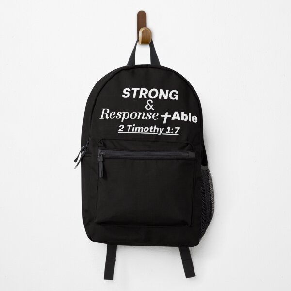 Item preview, Strong & Response-Able Christian T-Shirt – 2 Timothy 1:7 Faith Apparel designed and sold by BigBlueD56.